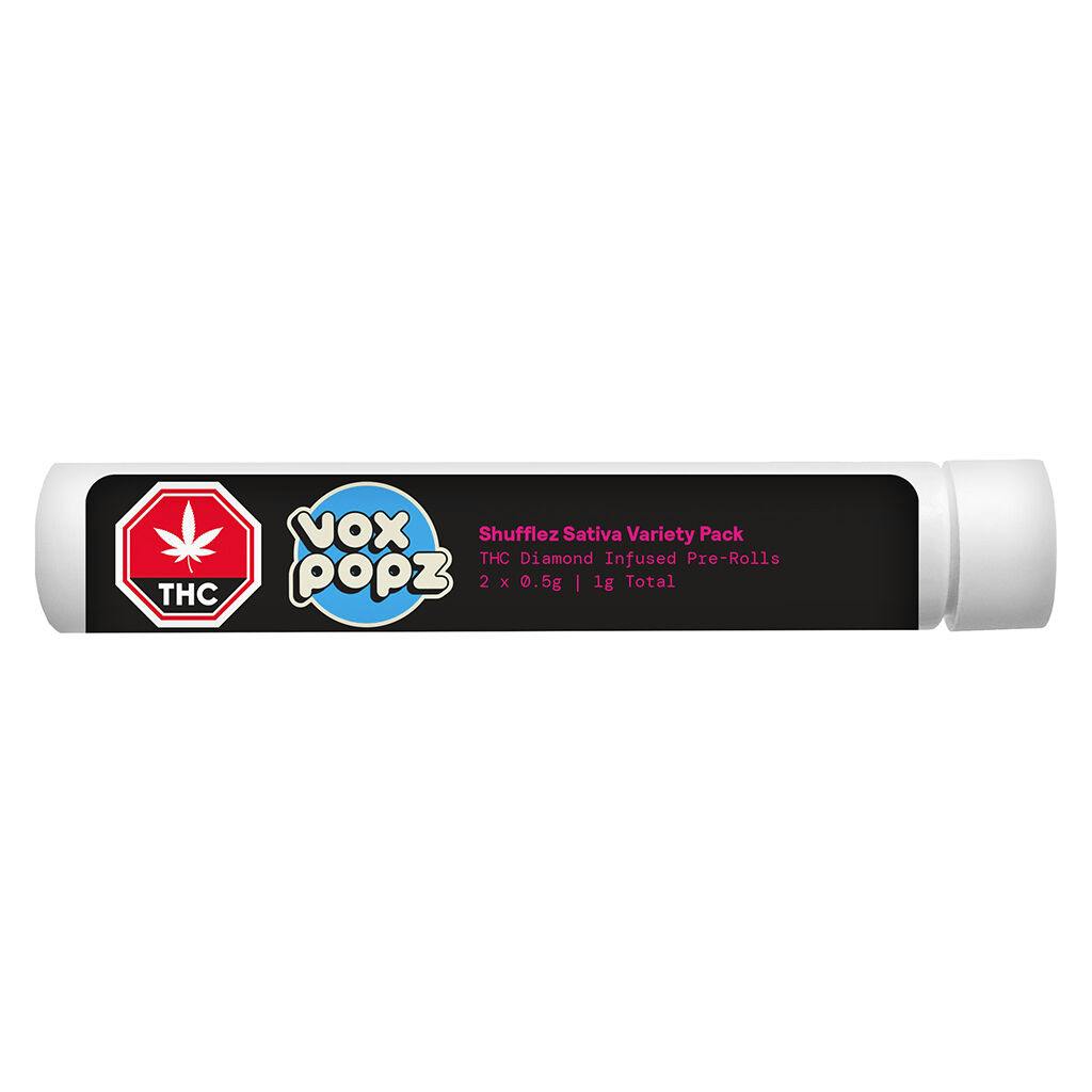 Voxpopz - shufflez sativa diamond infused prj - 2x0. 5g