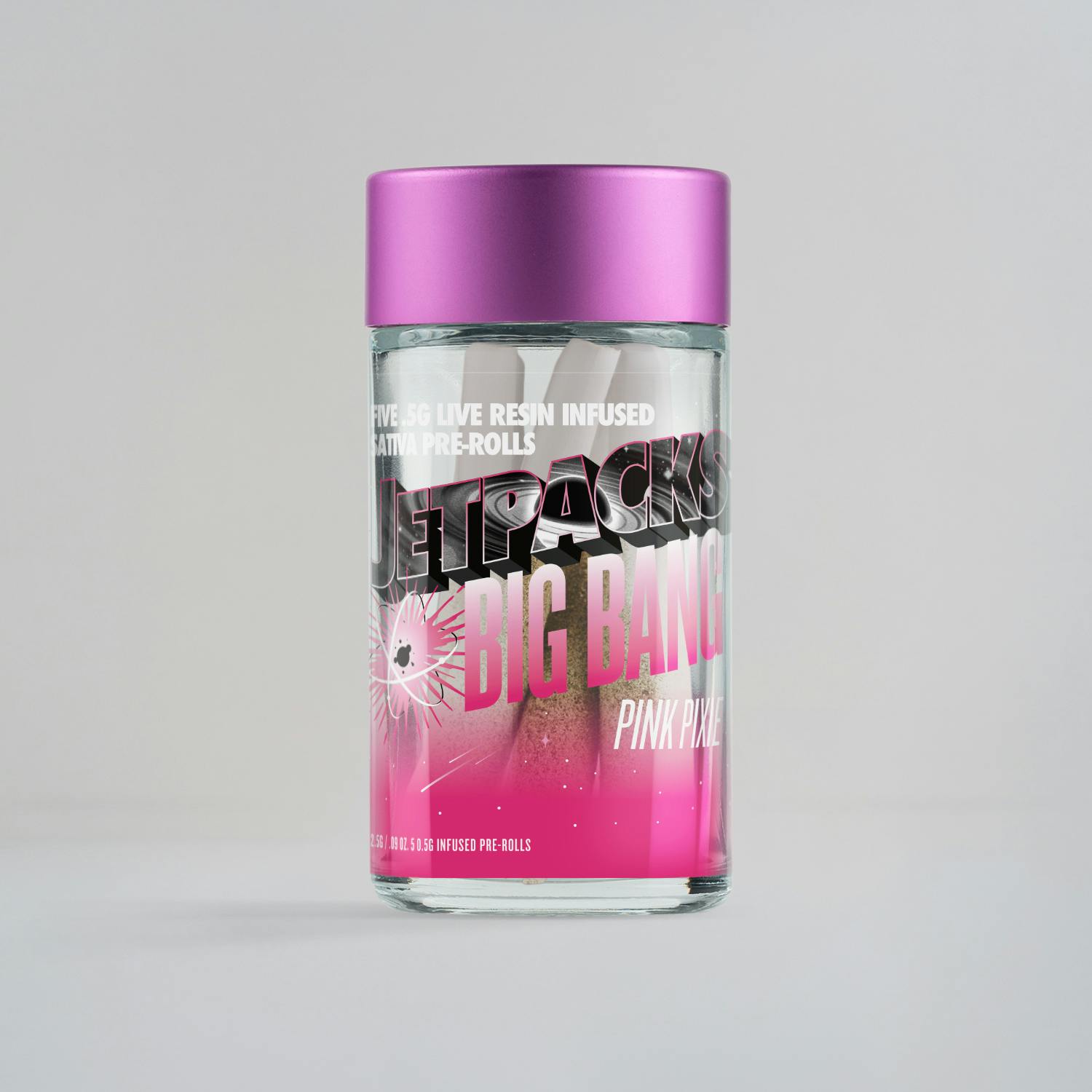 Pre-Roll | Jetpacks | Pink Pixie Diamond + Live Resin Infused Pre-roll | 2.5G