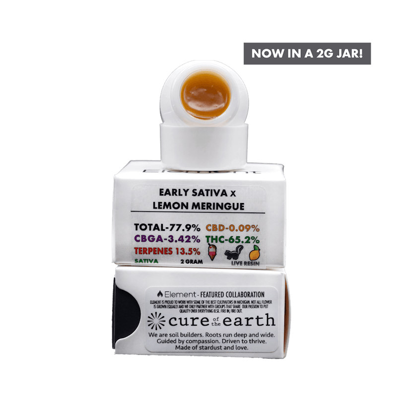 Element Live Resin | Early Sativa x Lemon Meringue