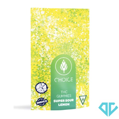 Choice Super Sour Lemon Gummies 200mg (REC)