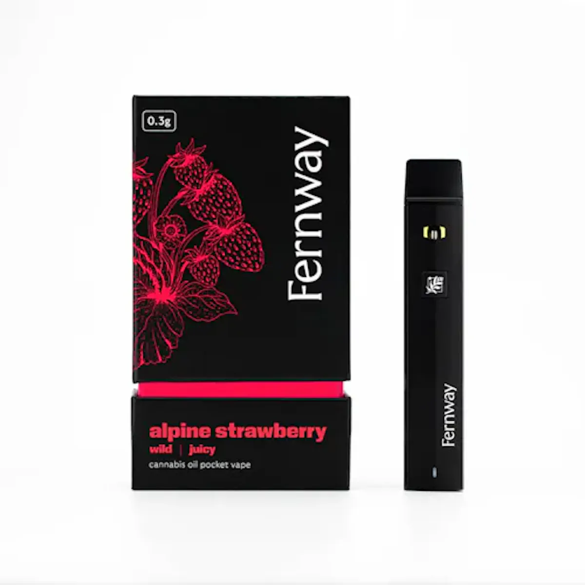 Fernway – Disposable Vape – Traveler – Alpine Strawberry (S) .3g Vaporizers 