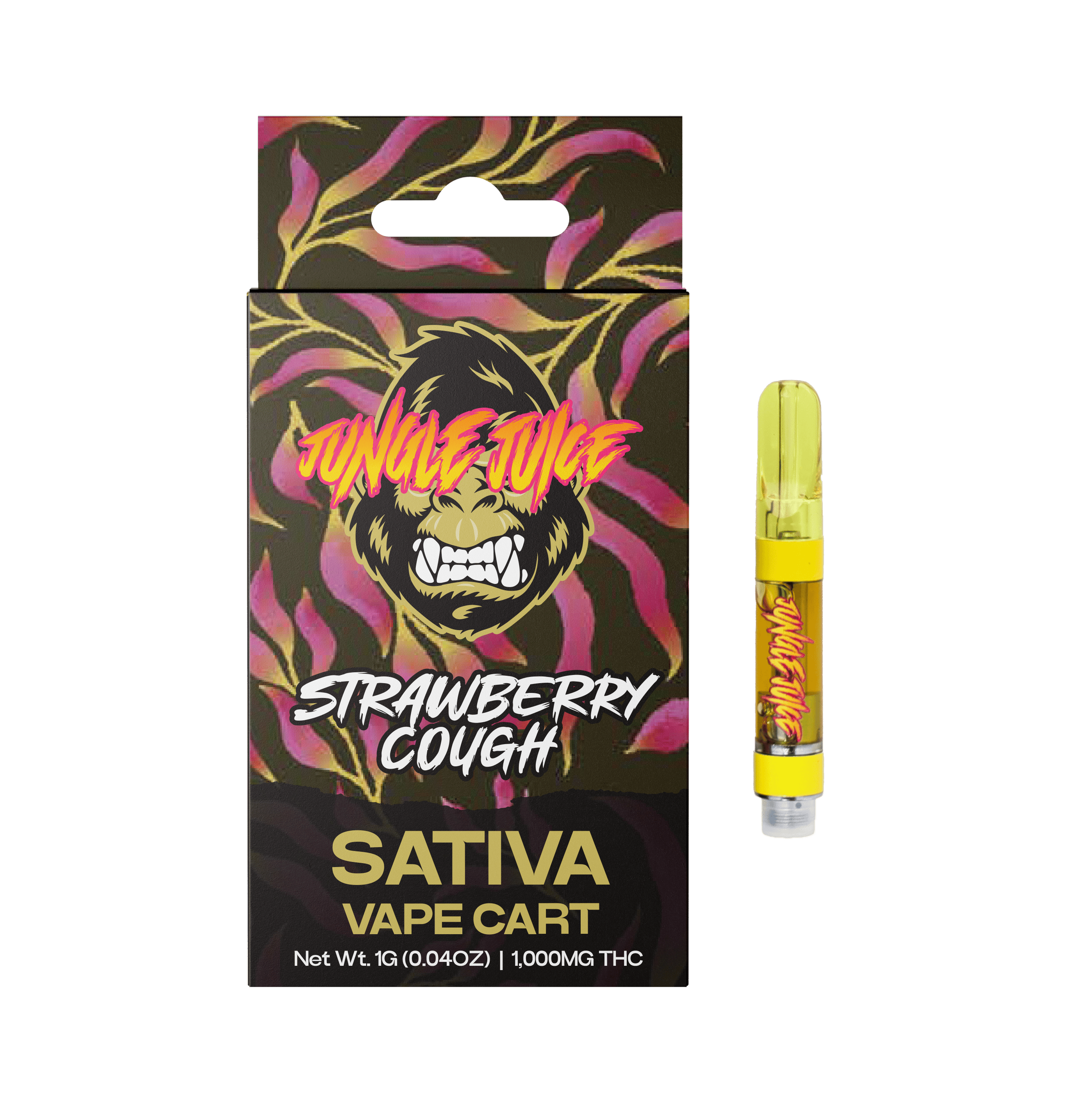 Jungle Juice Strawberry Cough - 1g Cart — VAPORIZERS