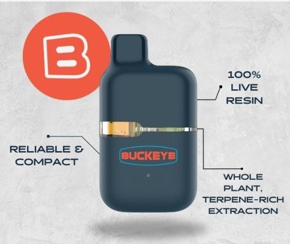 buckeye relief disposable vape Shop Buckeye Relief Disposable Vape Cherry Lemon main image 1