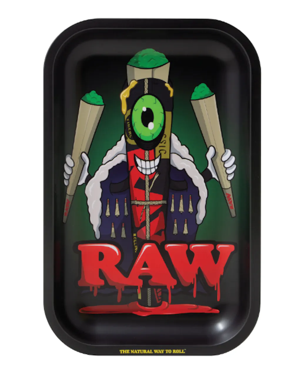 Product Raw - Black Cone Monster - Rolling Tray