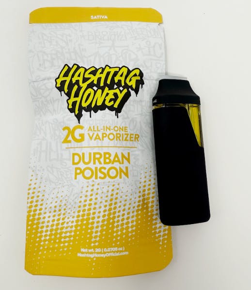 Vape | Hashtag Honey | Durban Poison | AIO | 2g