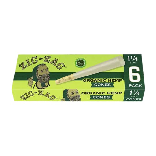 ORGANIC HEMP CONES 1.25 6PK-0