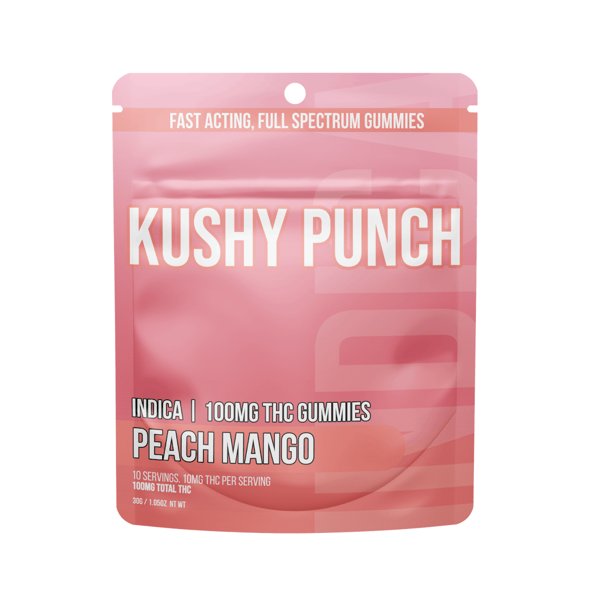 Photo of Kushy Punch | Peach Mango THC Gummies