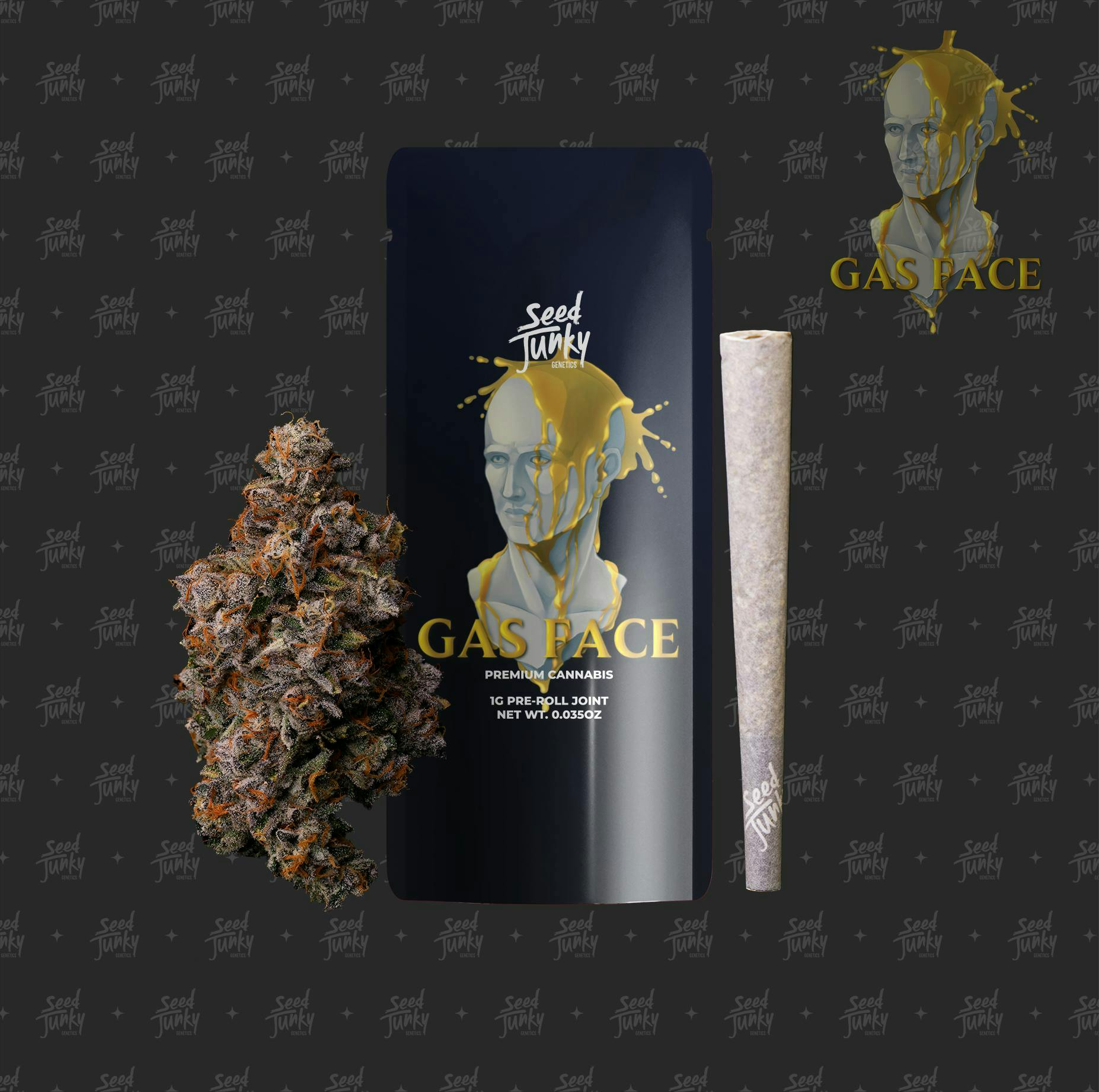 Seed Junky - 1g Preroll - Gas Face