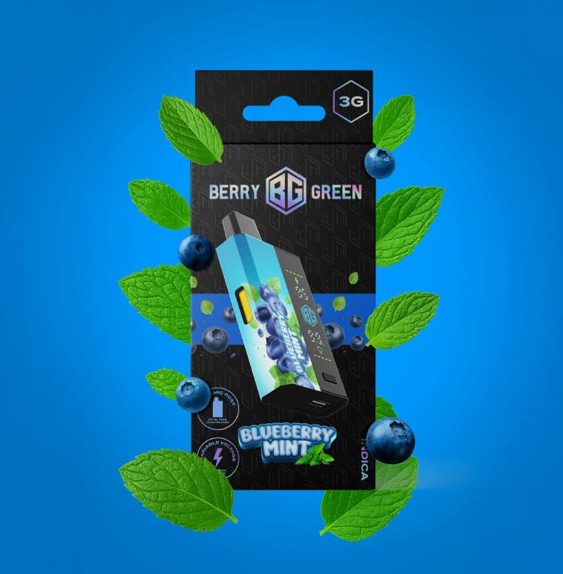 Berry Green | Blueberry Mint | 3G Disposable