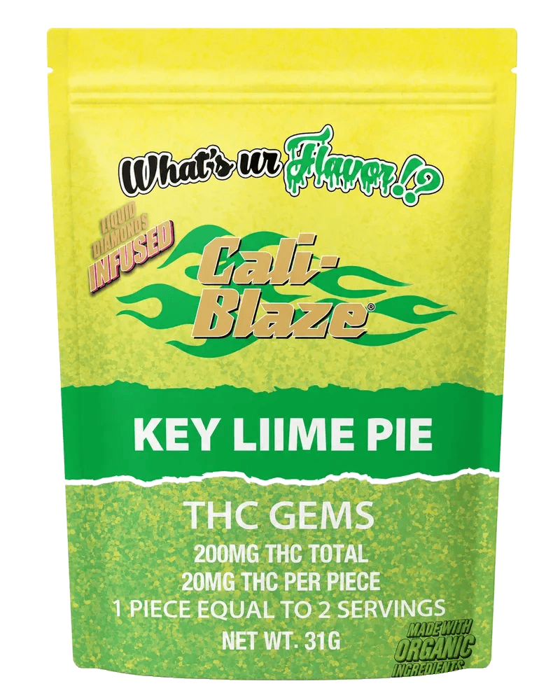 Cali Blaze - Key Lime Gems - 200mg Gummies