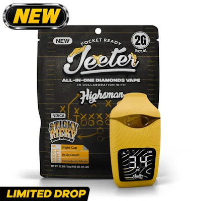 Jeeter x Highsman - 2g Liquid Diamond Disposable - Sticky Ricky (Limited Edition) - DISPOSABLES by Jeeter at King of Budz