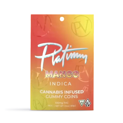 Mango Indica Gummy Coins 10-pack