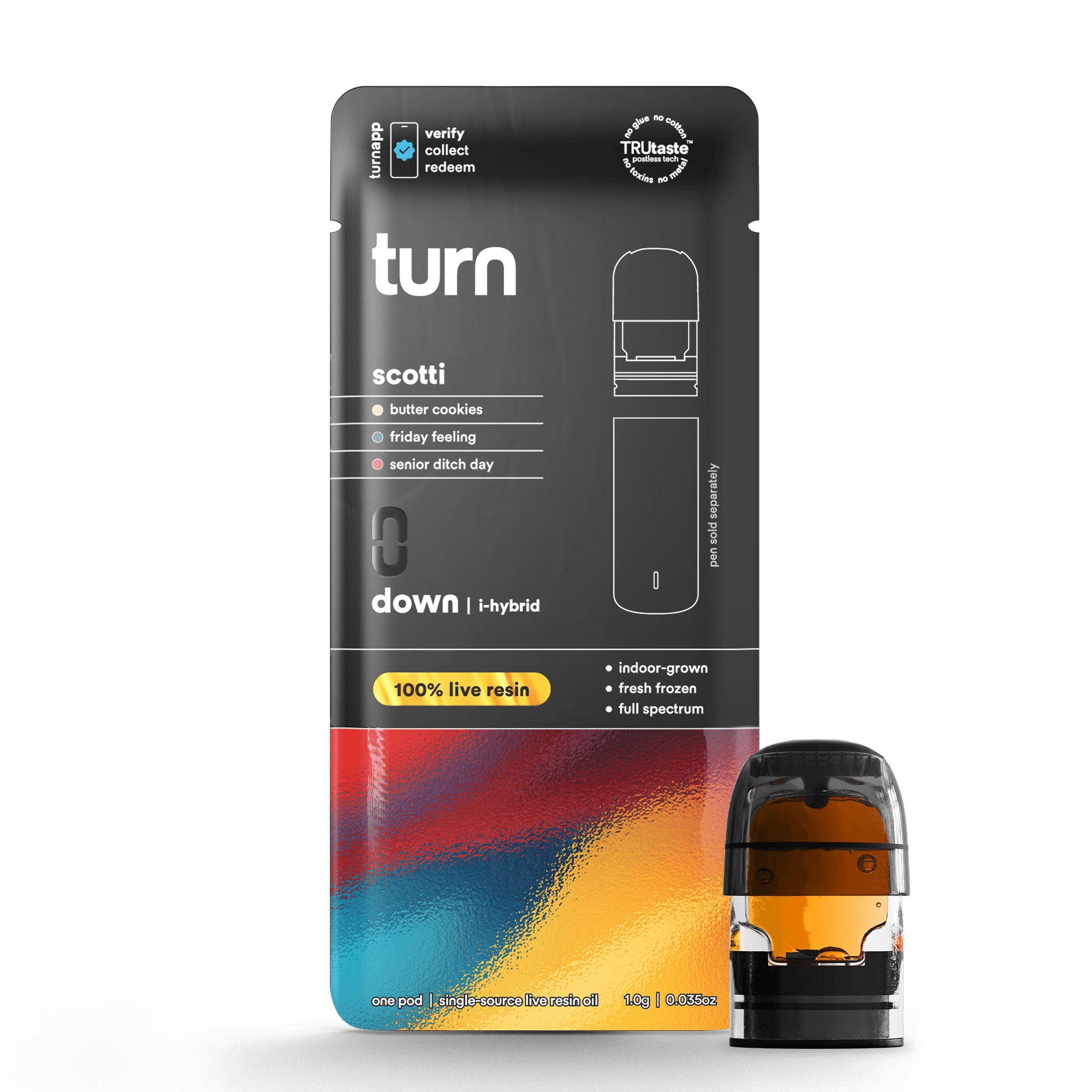 turn 1g Live Resin Pod - Scotti