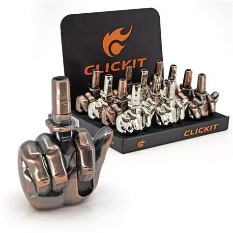 Accessories Click It Middle Finger Lighter