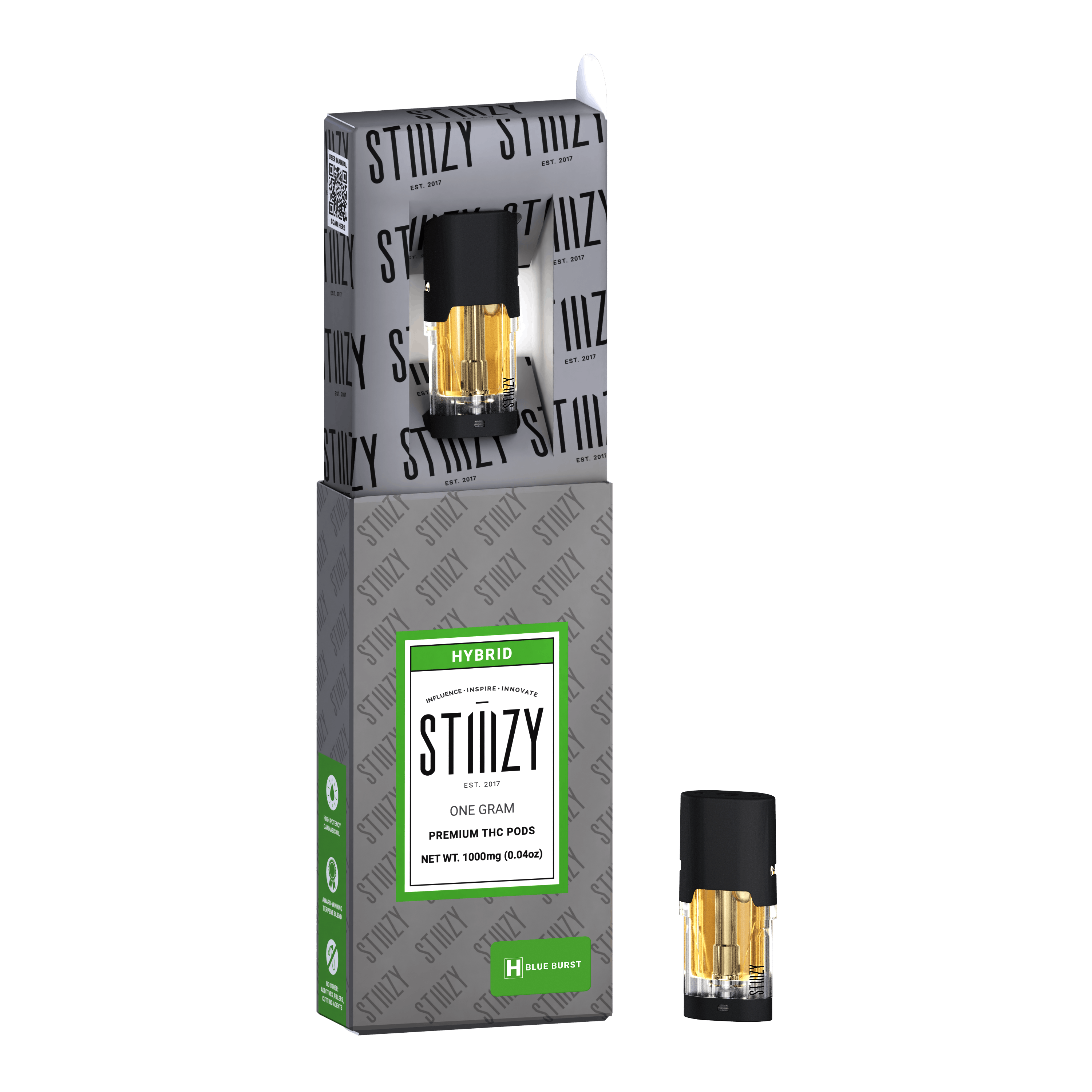 Stiiizy - 1g Cartridge - Blue Burst
