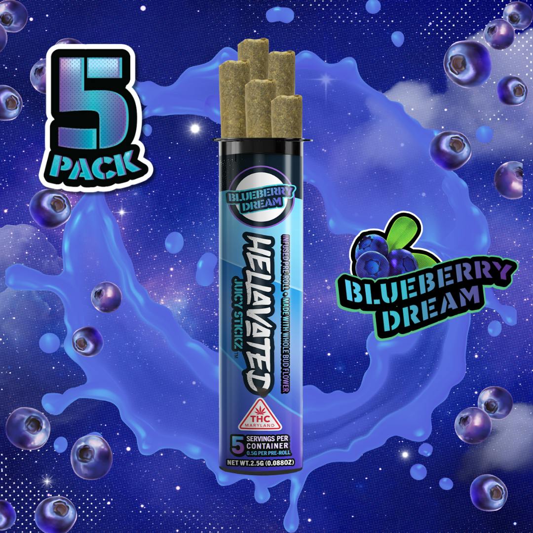 Blueberry Dream Juicy Stickz 5-Pack | Liberty (Oxon Hill)