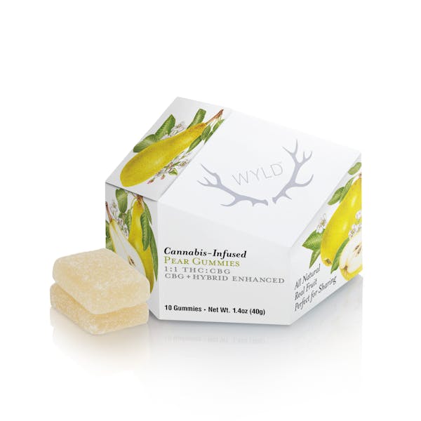 Wyld - Pear 1:1 (CBG:THC) - 100MG (Hybrid)