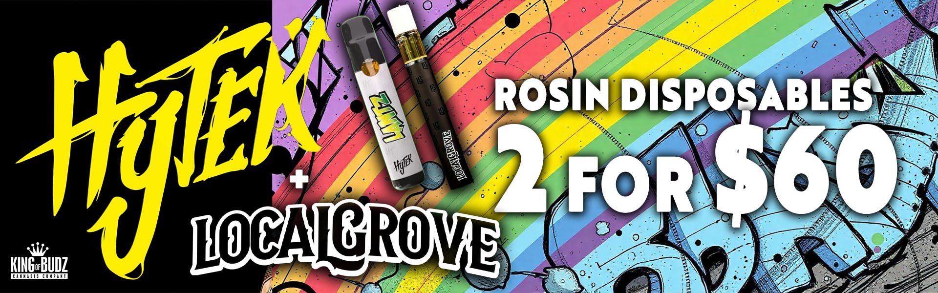 2 FOR $60 ROSIN DISPOSABLES