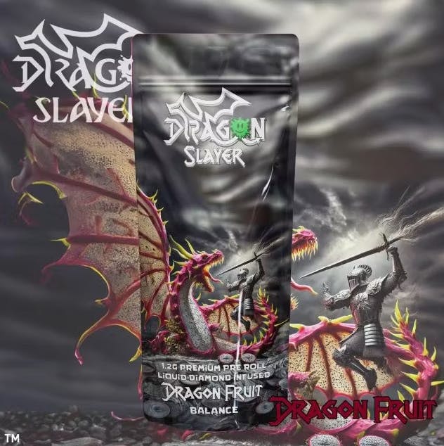 Product: Dragon Slayer | Dragon Fruit 1.2g Infused Pre-Roll
