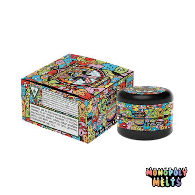 Monopoly Melts - 1g Live Rosin - Rainbow Push Pop
