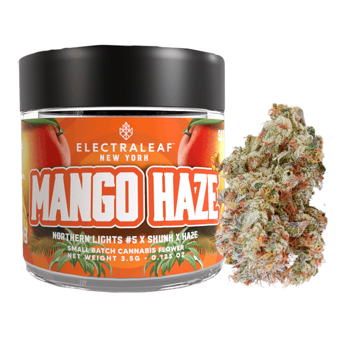 Photo of Electraleaf | Mango Haze Flower | Northern Lights #5 x Skunk x Haze | 3.5g