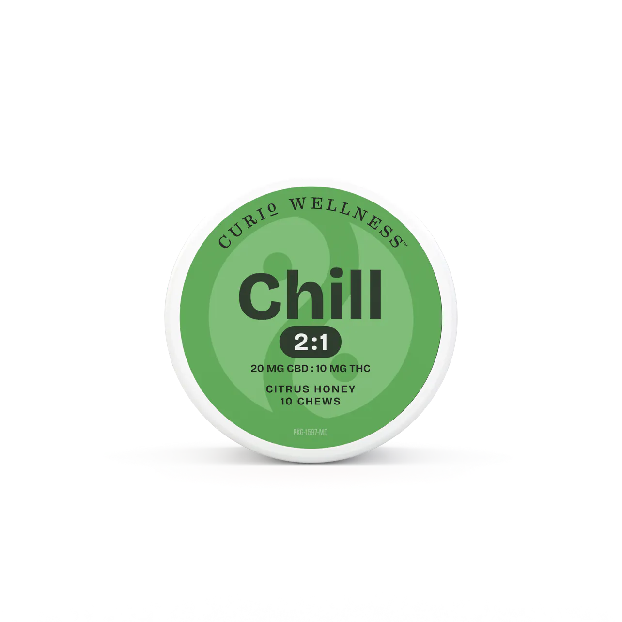 Chill 2:1 (CBD:THC) Citrus Honey Chews 10mg x 10pk in Baltimore