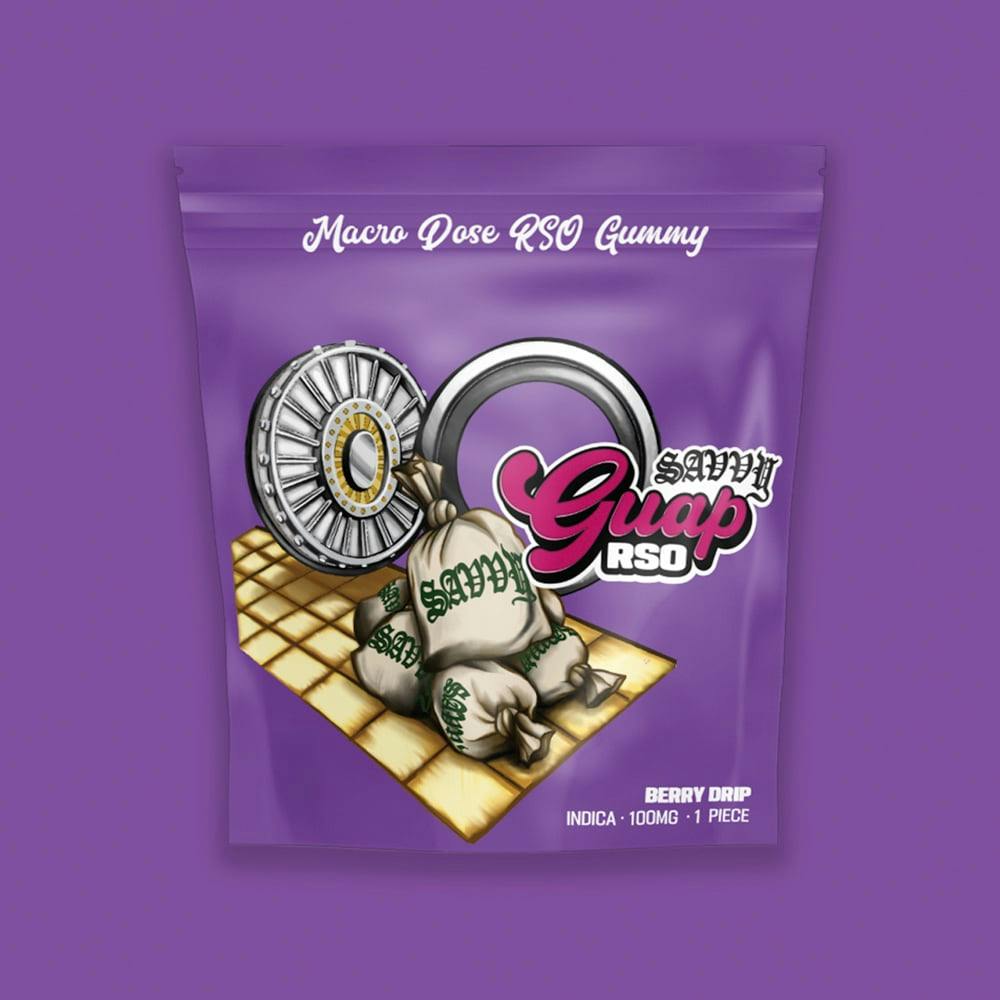 Savvy - Guap RSO Gummies 1pk - Berry Drip (I) (100mg)
