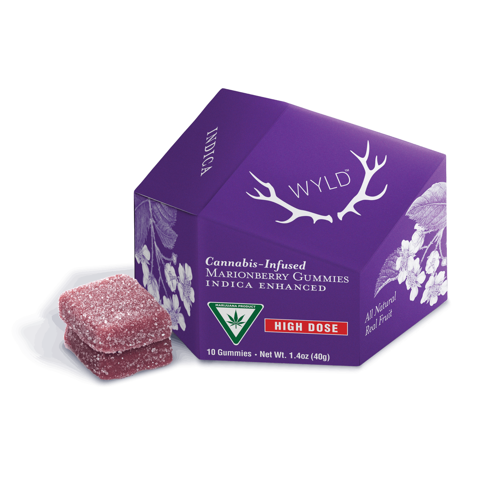 Wyld 200mg | Marionberry Indica Enhanced Gummies - Puff Cannabis ...