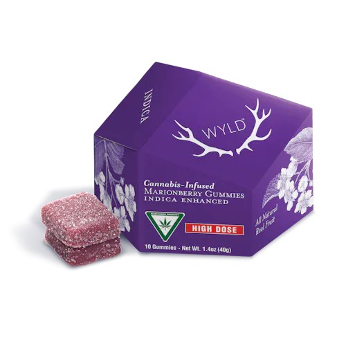 200mg | Marionberry Indica Enhanced Gummies-active