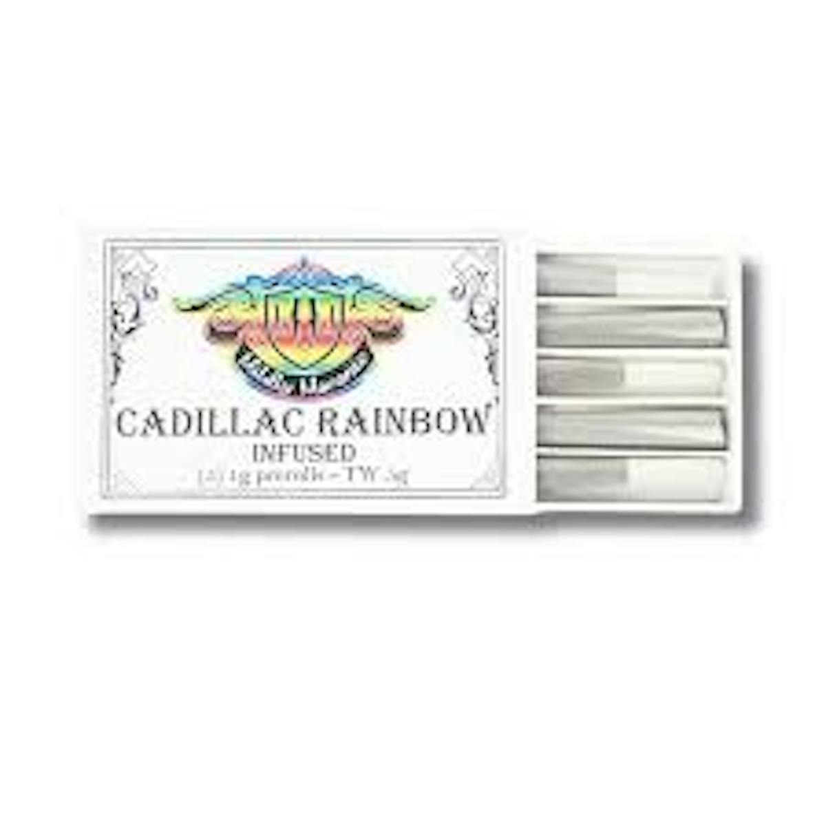 Image of Cadillac Rainbow | 1g 5pk Hash Infused Prerolls