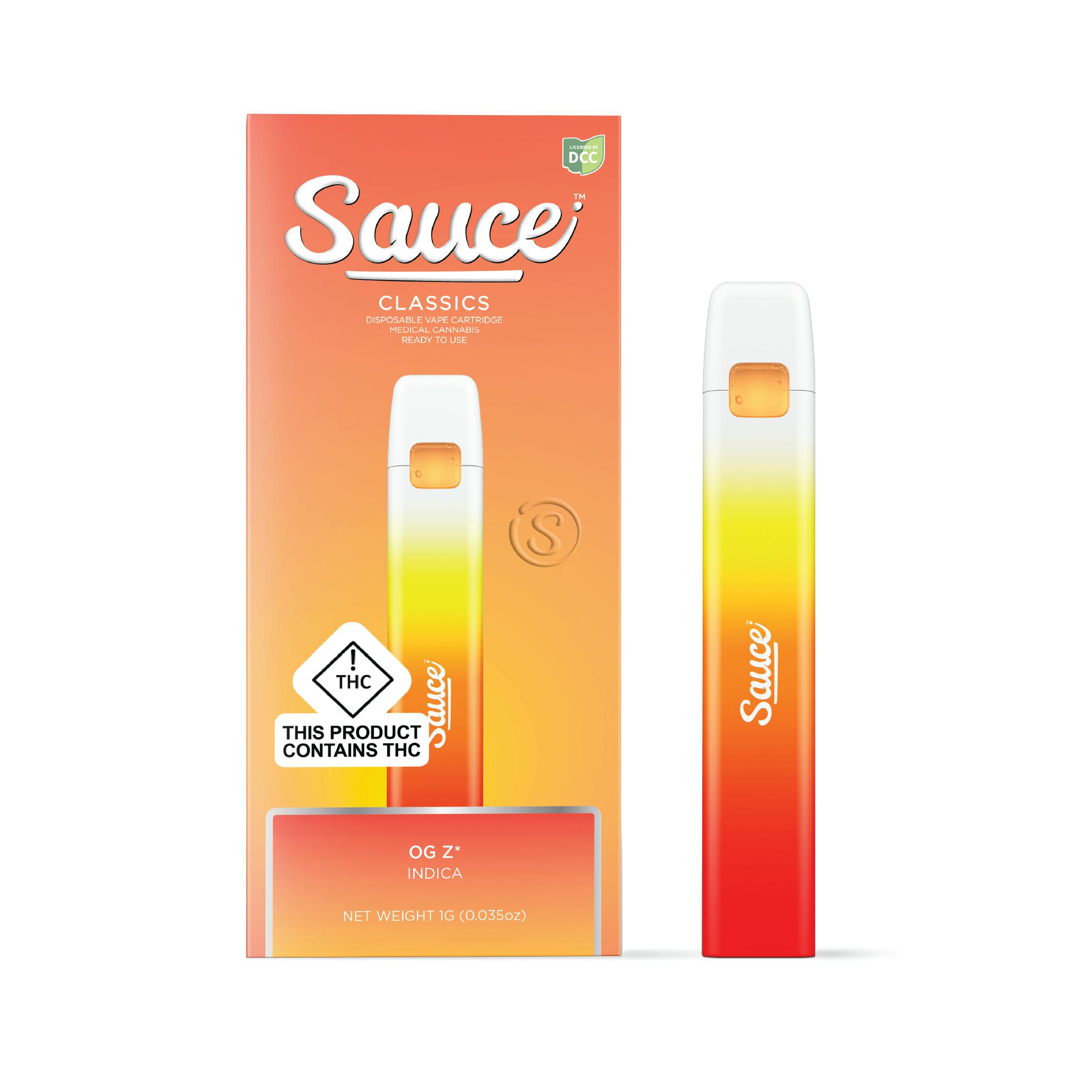 Sauce: OG Z - Disposable 1g