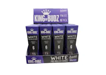 King Of Budz - 6pk Cones - 1 1/4 Size French White