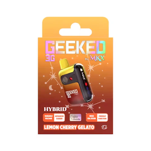 MKX - 3g Geeked Disposable - Lemon Cherry Gelato (H)