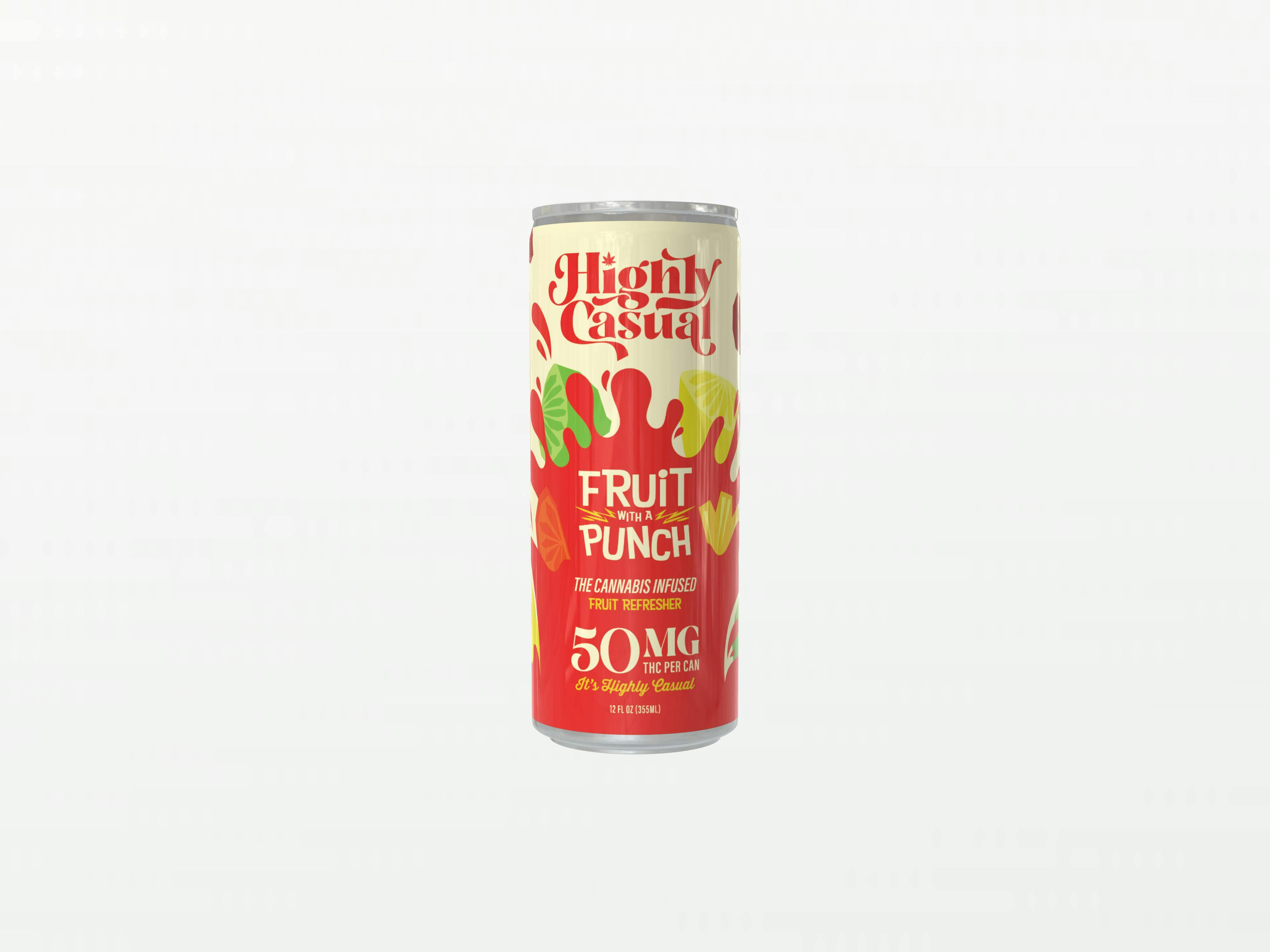 Product: Highly Casual | Fruit Punch Seltzer | 50mg