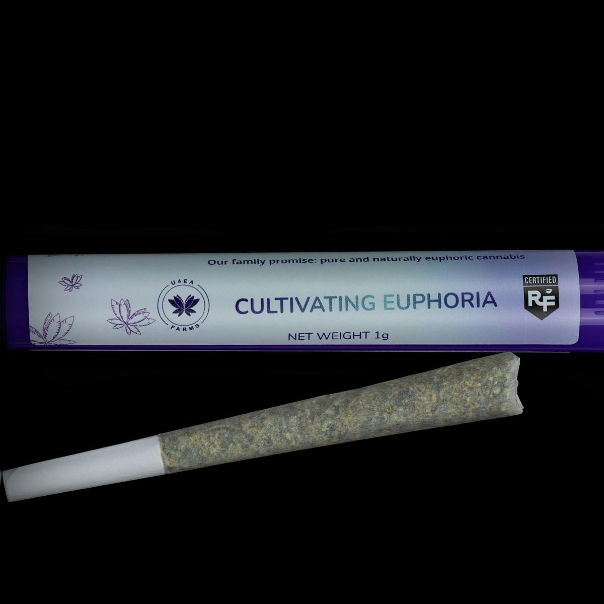 Product: U4EA Farms | Tropical Gas Mask | Hash Infused Preroll