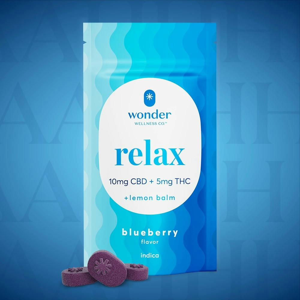 Relax Blueberry 2:1 CBD/THC Gummies