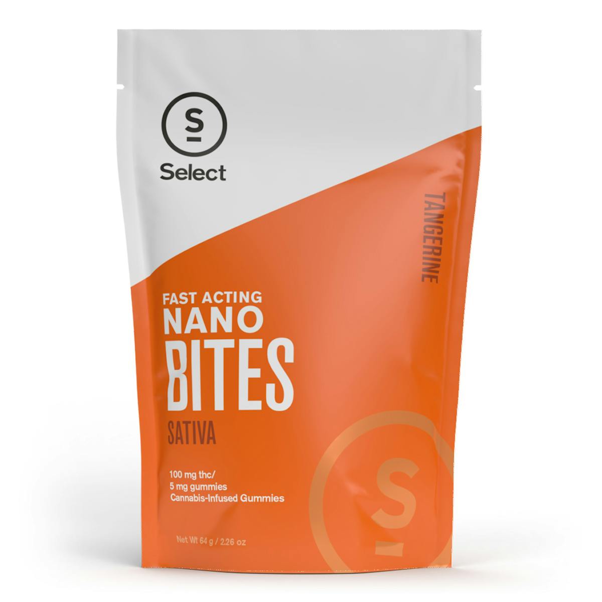 Image of Tangerine Nano Bites | 100mg THC 20:1 Gummies
