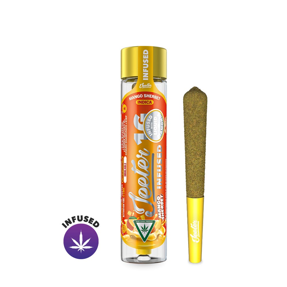 Product: Mango Sherbet Jeeter Infused Pre-Roll | 1g