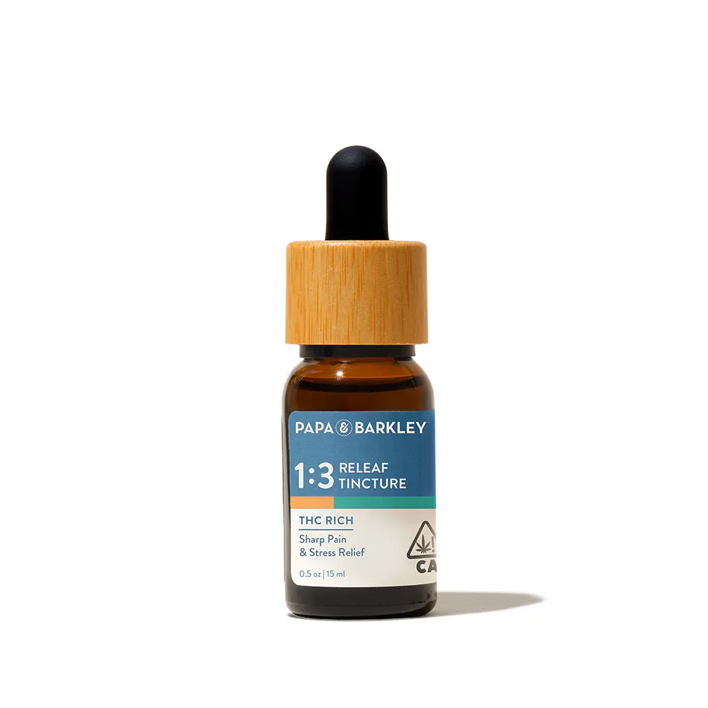 Papa & Barkley - 1:3 THC Releaf Tincture 15ml at Harborside (San