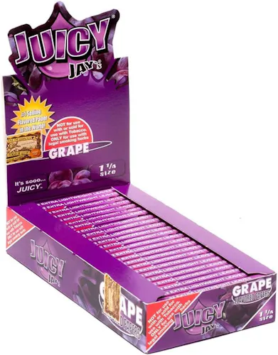 Juicy Jays – Grape 1 1/4 Size Rolling Paper-1