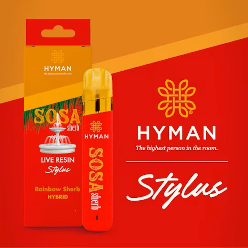 Hyman 1g Live Resin Stylus Sosa Sherb