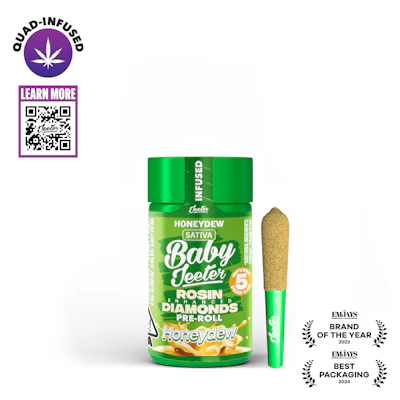 Honeydew Baby Jeeter Infused Pre-Roll 5-pack | 2.5g - PRE_ROLLS by Jeeter at King of Budz