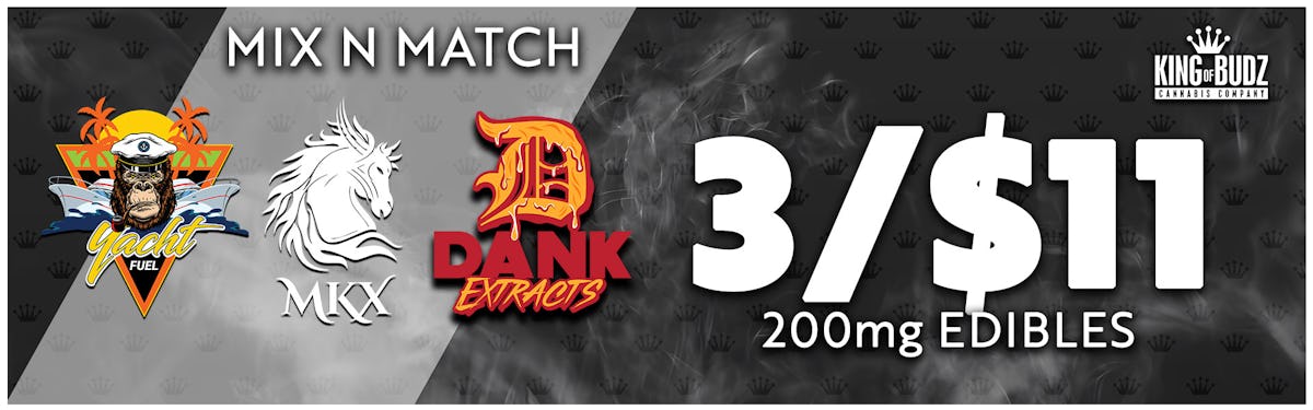MKX/Yacht Fuel Sunken Treasure/Dank Crunch 200mg 3/$11