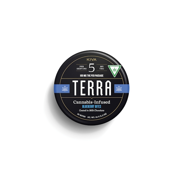 Terra | Blueberry Milk Chocolate Bites | 100mg