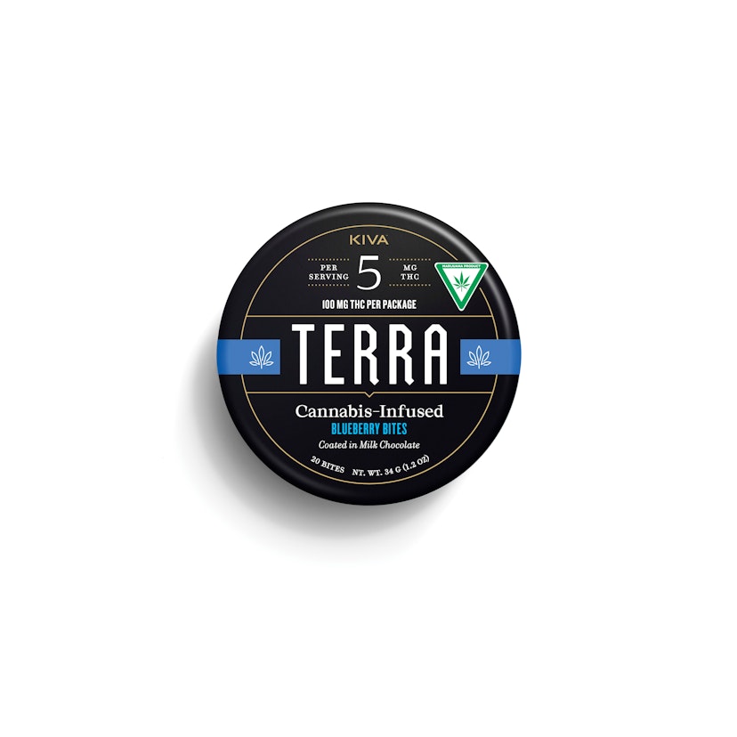 Terra Milk Chocolate Blueberries Bites [20pk] (100mg THC)