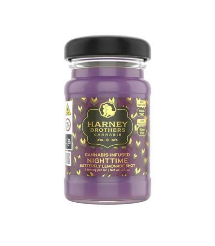 HARNEY BROTHERS | NIGHTTIME BUTTERFLY LEMONADE SHOT | 10MG THC-active