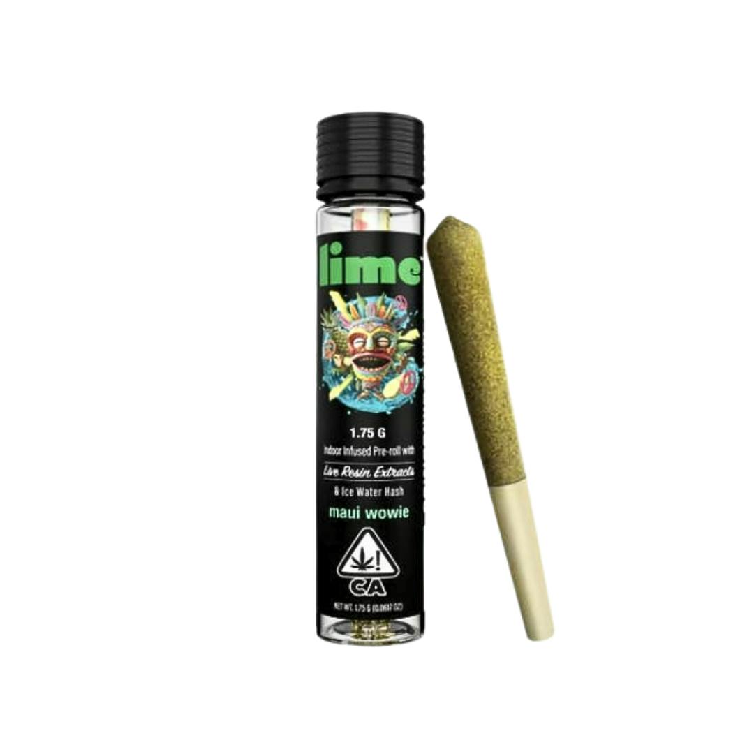 MAUI WOWIE LIVE RESIN & ICE WATER HASH INFUSED PREROLL