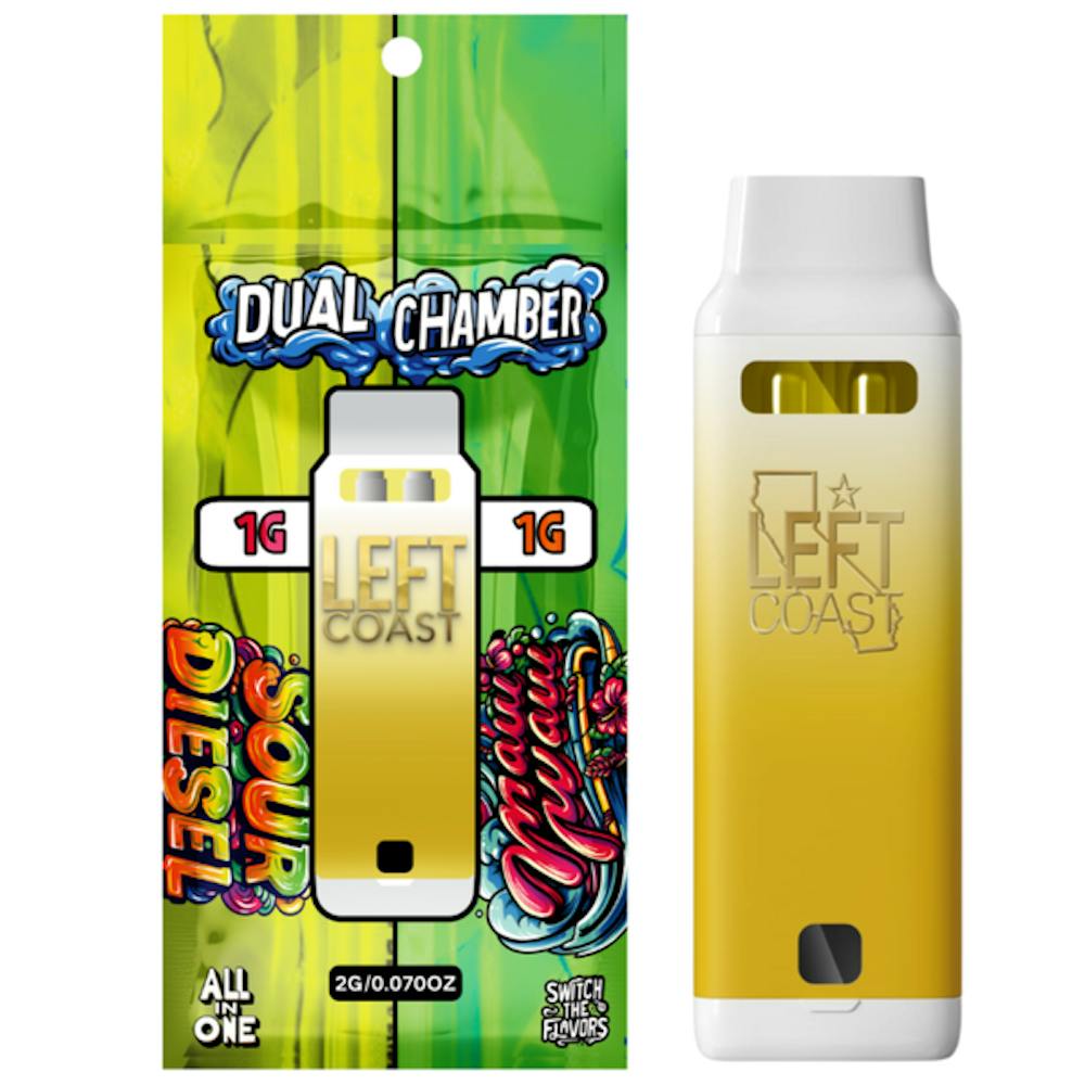 Product Left Coast - Sour Diesel X Maui Waui - 2g Dual Chamber - AIO