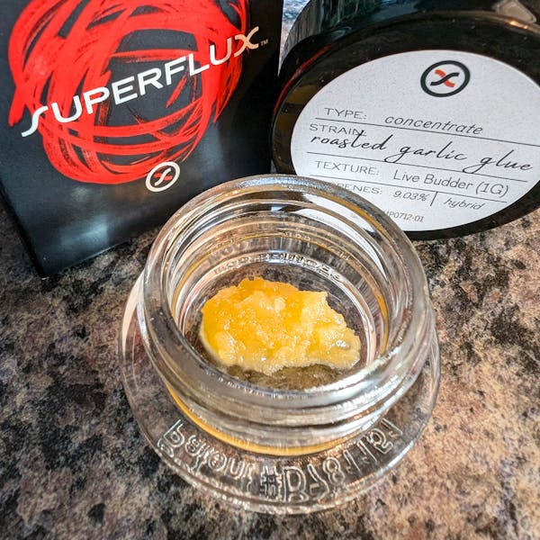 Roasted Garlic Glue (H) - 1.0g - Live Budder - Superflux