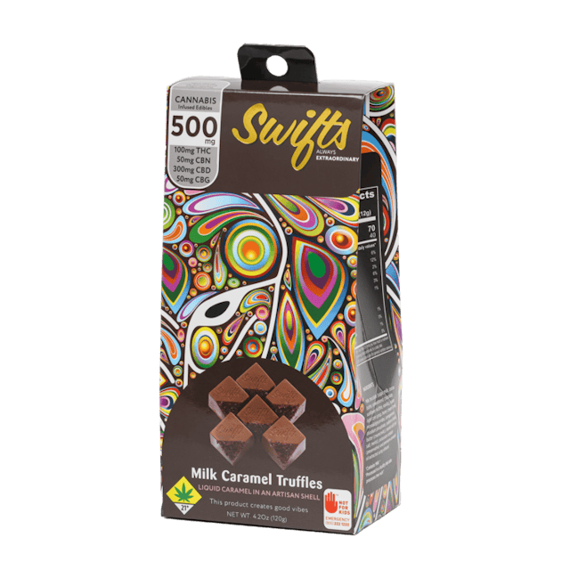 Cannabis chocolates are popular because the dominant chocolate flavor overpowers the "green" taste you may find in other edibles. Because edibles are digested and absorbed by your stomach and liver, the activation is often longer than other consumption methods, taking on average 45 minutes, and sometimes up to 2 hours. It is important to start low and slow when consuming edibles so you don't over do it. Take extra caution to ensure edibles are out of the reach of children.